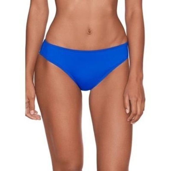 Lauren Ralph Lauren Beach Club Solid Hipster Bottoms Royal Blue, Size 14 - Picture 1 of 5